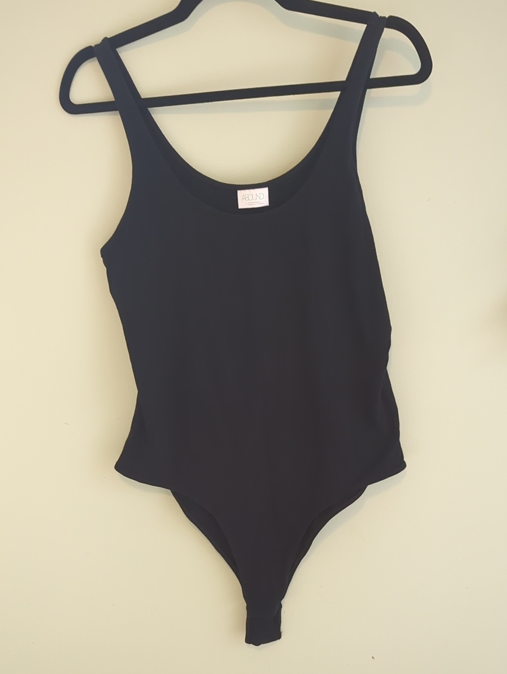 Abound Black Scoop Neck Bodysuit
